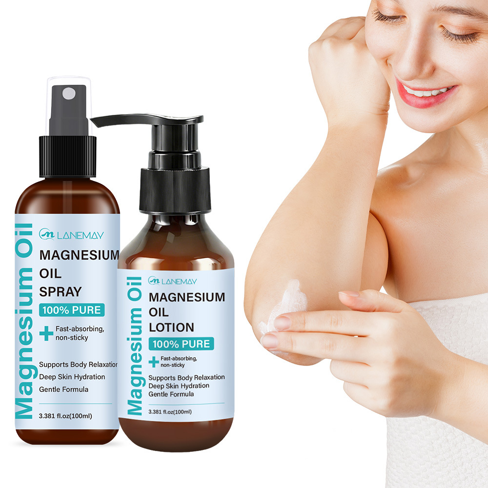 Bath Salts Magnesium - 마그네슘 오일 스프레이 & 로션 세트