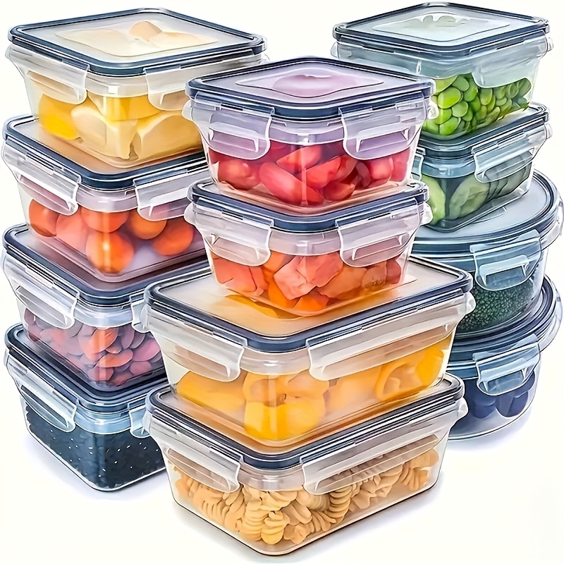 Health Wellness Lifestyle - 8Pcs 용기 4개 뚜껑 4개 세트