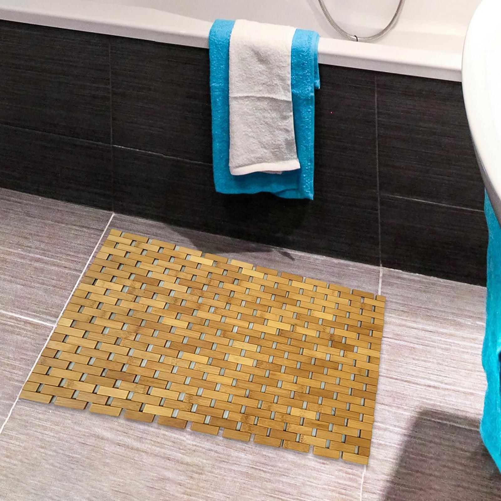 미끄럼 방지 대나무 소재 욕실 러그, 튼튼한 나무 소재 - Bamboo Bath Mat 리뷰 및 가격