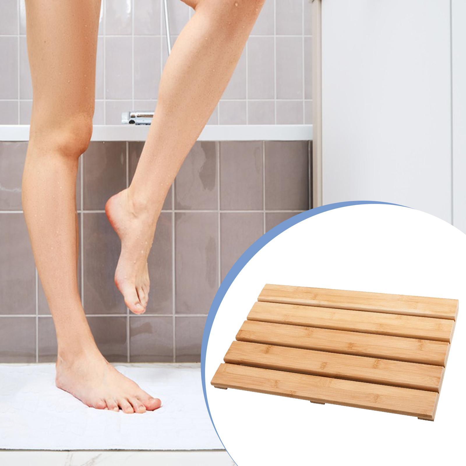 대나무 욕실 매트 세련된 고강도 장식 방수 다용도 높이 - Bamboo Bath Mat 리뷰 및 가격