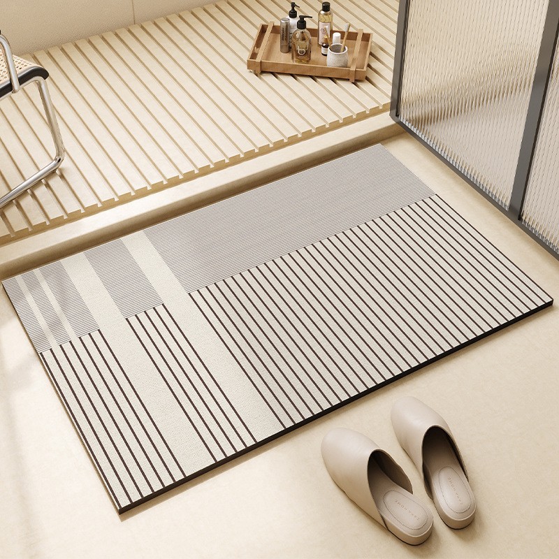 욕실 바닥 매트, 화장실용 흡수성 규조토 매트, 출입구 - Bamboo Bath Mat 리뷰 및 가격