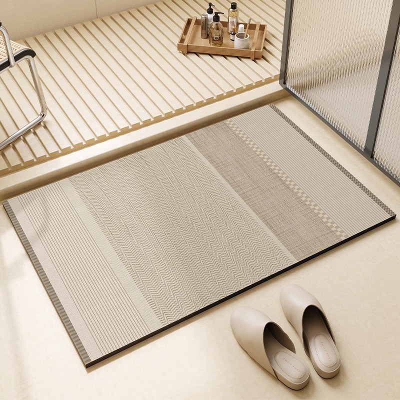 욕실 바닥 매트, 화장실용 흡수성 규조토 매트, 출입구 - Bamboo Bath Mat 리뷰 및 가격