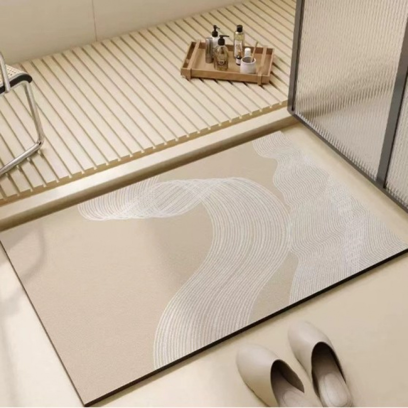 욕실 바닥 매트, 화장실용 흡수성 규조토 매트, 출입구 - Bamboo Bath Mat 리뷰 및 가격