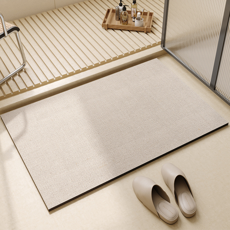 욕실 바닥 매트, 화장실용 흡수성 규조토 매트, 출입구 - Bamboo Bath Mat 리뷰 및 가격