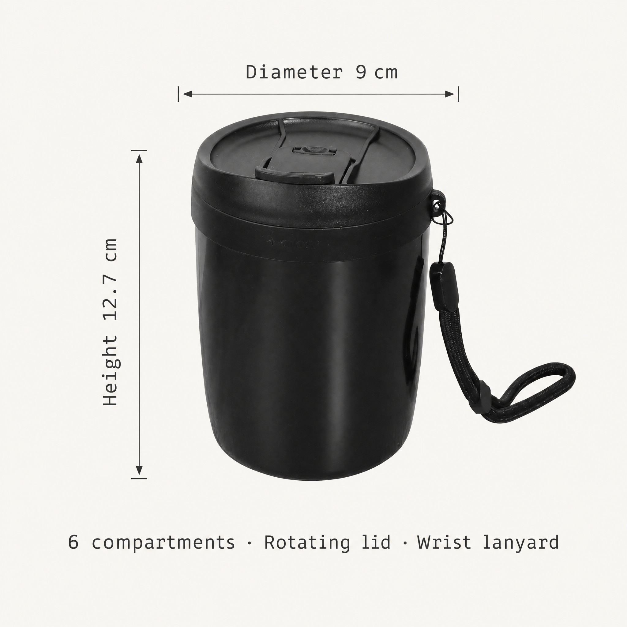 7일 동안 복용하는 약을 정리할 수 있는 휴대용 회전식 - Health & Wellness Unlimited 리뷰 및 가격